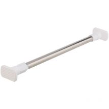 Tringle à rideau,Rail de douche télescopique, tige en acier inoxydable de longueur moyenne, sans trous de perçage, tringles à rideaux, rails de