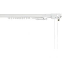 Rail Renforcé Extensible 160-300cm Blanc Cintacor - Storplanet pour Rideaux en Métal