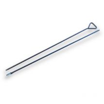 Tringle acier rond rigide pour brosse à tube Kibros Raccord fileté M12175 mâle - Quantité x 1 - Ensemble Tringle + rallonge