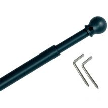 Tringle boule extensible ø8 mm 30-50 cm Coloris - Graphite