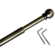 Tringle boule extensible ø8 mm 60-100 cm Coloris - Bronze antique