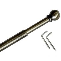 Tringle boule extensible ø8mm 40-70cm Coloris - Bronze antique