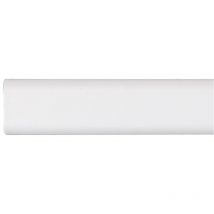 Barre de placard ovale en métal blanc 150cm - Tube armoire ovale blanc 15x25mm - 150 cm Cintacor Storplanet