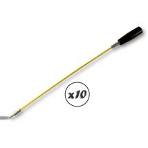 Tringle flexible pour condenseur écouvillon Raccord mâle M6 48 cm - Lot de 10 - Tringle 48 cm