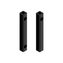 Tirard - Tringle pour crémone OMNiiA longueur 2500 mm aluminium percé blanc ral 9016