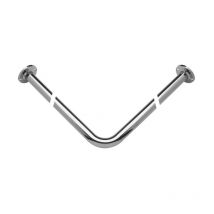 Le Sanitaire - asw série 1000 tringle à rideau de douche 103574 900 x 900 mm, d= 25mm, forme d&39angle, laiton chromé