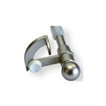 Tringle vitrage autobloquante sans percage (Nickel mat) - 60 à 90 cm - Nickel mat