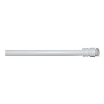Tringle à rideau sans perçage, extensible de 80 à 120 cm Coloris - Blanc