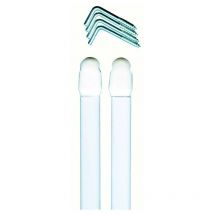 Tringle pour Vitrage Plate Blanc 30x45 X2 - ARDEC