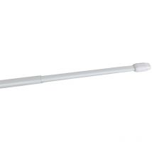 Ovale - 2 tringles à rideaux extensibles 60-90cm Coloris - Blanc