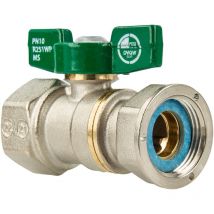 Giacomini - Kugelhahn R251W Überwurfmutter Rp 3/4 Zoll x Innengewinde Rp 3/4 Zoll - dvgw