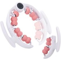 Trintion 2-in-1 Detachable Massage Roller for Legs & Body Portable Cellulite Roller & Fascia Blaster Tool, Deep Tissue Muscle Relief, Pink