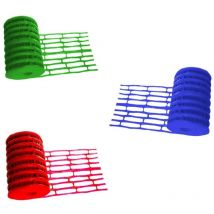 Samex - Trio de grillages avertisseur 25 m x 30 cm = bleu + rouge + vert