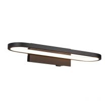 Trio Lighting - Trio Gianni Modern 40cm Bathroom Wall Lamp Black Matt 3000K IP44