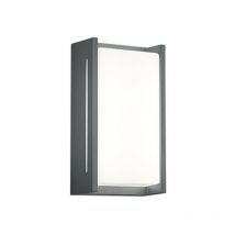 Trio - Indus Modern 2 Light Outdoor Modern Wall Lamp Anthracite 3000K IP54