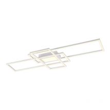 Trio Irvine Modern 60W LED Semi Flush Light White Matt 3000-6500K Remote control