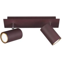 Marley Bar 2 Spots Rust Metal Cylinders L. 30cm 802400224