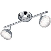 Trio 872810206 Bolou Faretto Led, 2x3.8 W, Cromo, 34 Cm 3.8 [classe Di Efficienza Energetica A+] - Trio Leuchten