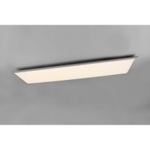 Plafoniera Applique Rettangolare Moderna Led Dimmer 34w Alpha Alluminio Trio Lighting