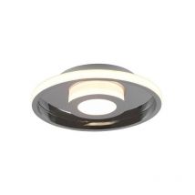 Ascari Plafoniera moderna da bagno 30 cm cromata 3000K IP44 - Trio
