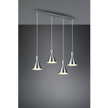 Lampadario Lineare Enzo 4xE27 Nichel Opaco Trio Lighting