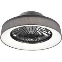 Reality - Ventilateur, Ventilateur / plafonnier 30W Farsund Gris en Plastique, trio
