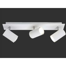 Lighting Italia Marley 3 Spots Da Soffitto Attacco Gu10 35w In Metallo Colore Bianco 802400301 - Trio