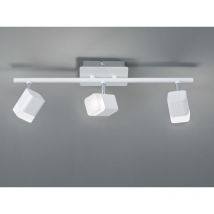 Led Deckenstrahler roubaix 3-flammig Weiß matt, Breite 48cm