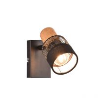 Trio lighting nandini spot 1xe14 max 10w noir - 811700132