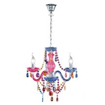 Trio - Lüster Young living 3 Light Multi Arm Chandelier Chrome