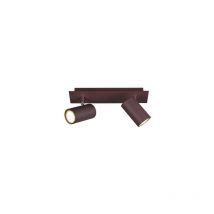 Trio Lighting - Trio Marley Modern 2 Light Twin Ceiling Spotlight Rusty