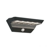 Trio Mendoza Modern Outdoor Down Wall Lamp Anthracite 3000K IP44 with pir