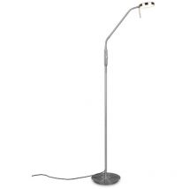 Trio - Monza Modern Task Floor Lamp Nickel Matt 2300-3000-4000K