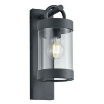 Trio - Sambesi Modern Outdoor Wall Lantern Anthracite IP44 with Dusk sensor