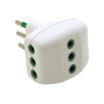 Adaptateur Fanton 82200 de S11 à 3P11 Blanc