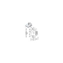 Serrure multipoint en applique DIERRE – Triple verrouillage – 5 pênes dormants – Dimensions 73 mm – Finition galvanisée