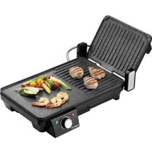 Tischgrill – 2000 W – stufenlose Temperaturregelung – Auffangschale – 180° Flexibilität – Trisa