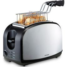 Trisa Toaster 2scheiben 600w Zangen 8st. Schwarz-silber 7361 4212