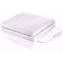 BW-4752 Coprimaterasso Termico Matrimoniale, Poliestere, Bianco - Topcom