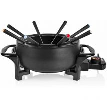 set fonduta 1000w 8 forchette nero - fo-1107 - tristar