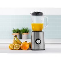 Tristar - Standmixer Edelstahl 1,5 Liter Glasbehälter, 2 Stufen, Pulsfunktion - 1000 Watt