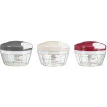 Easy Make CMKD3147 picadora Manual 3 cuchillas, Acciaio Inox, Gris/Vert/Rouge
