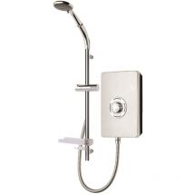 Triton Aspirante Enhanced 8.5KW Brushed Steel Electric Shower Rainshower Head