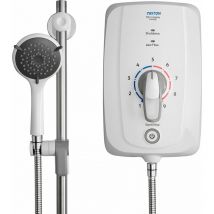 Triton - Omnicare Design 9.5KW Thermostatic Electric Shower Extended Lever White