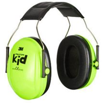Gehörschutz 3m Peltor Modell Kid Neon-grün, Kopfbandmodell Und Für Kinder Von 1 Bis 7 Jahren Geeignet, 27 Db, 175 G.