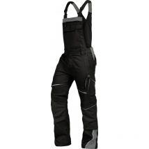 Leibwächter - Latzhose Flex-Line FLEXL25 Gr. 60 schwarz/grau