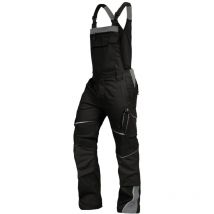 Leibwächter - Latzhose Flex-Line FLEXL25 Gr. 27 schwarz/grau