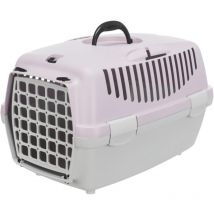 Box de transport Capri 1 - xs - 32 x 31 x 48 cm - Gris clair et mauve - Pour chien - Trixie