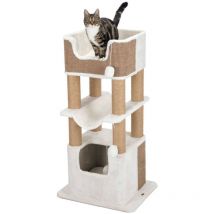 Trixie - Cat Scratching Post Lucano xxl White and Taupe Multicolour