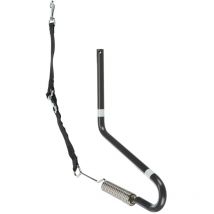 Ensemble laisse de vélo pour chien Forme en u Noir - Trixie